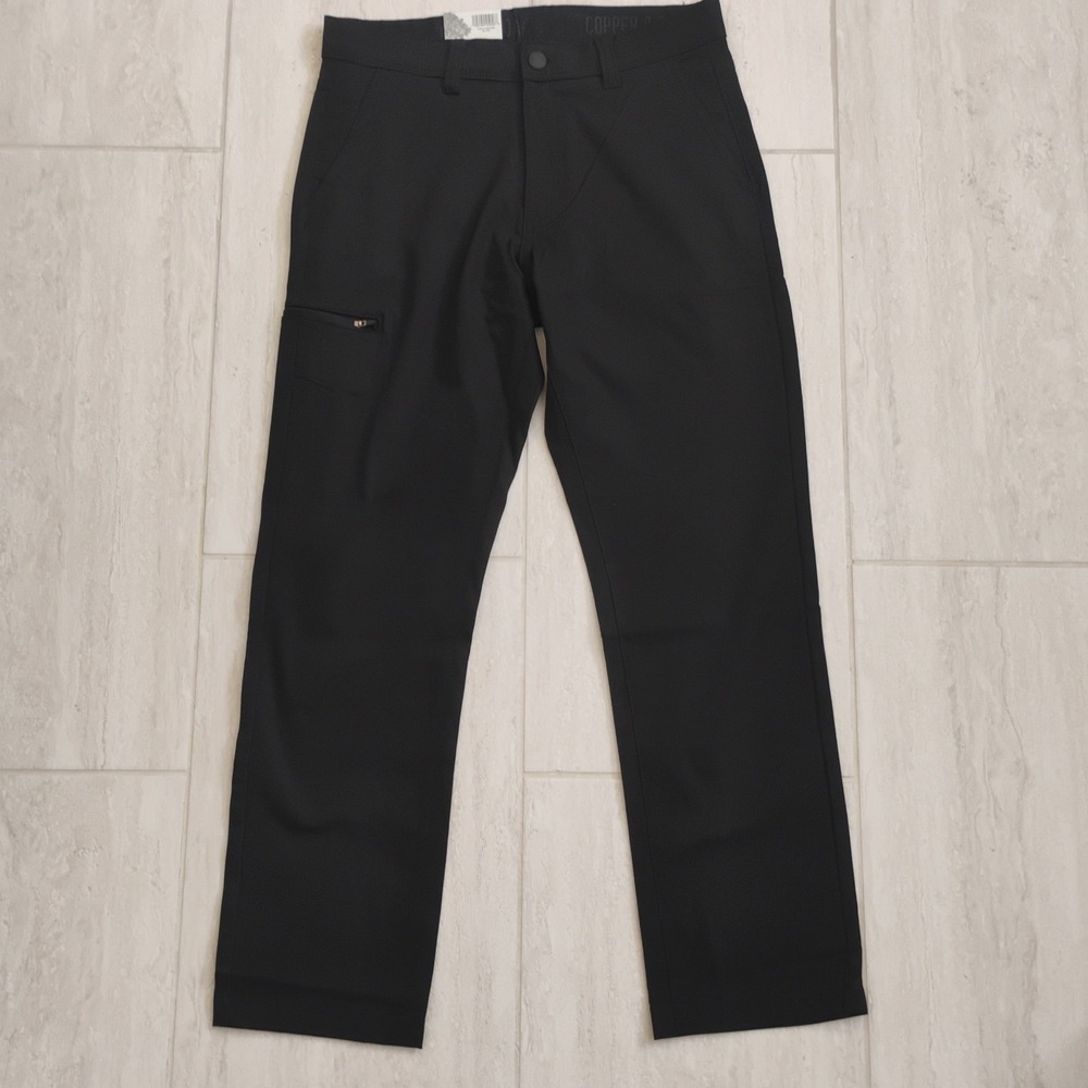 Copper & Oak Supply Co Utility Pants Mens W30 L29 Black Stretch Work Cargo NWT